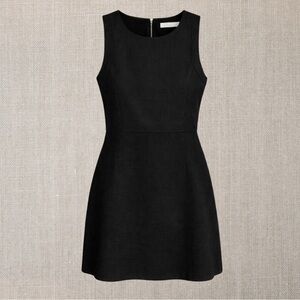 Élodie Little Black Dress - Sleeveless - Mid Length - High Neckline